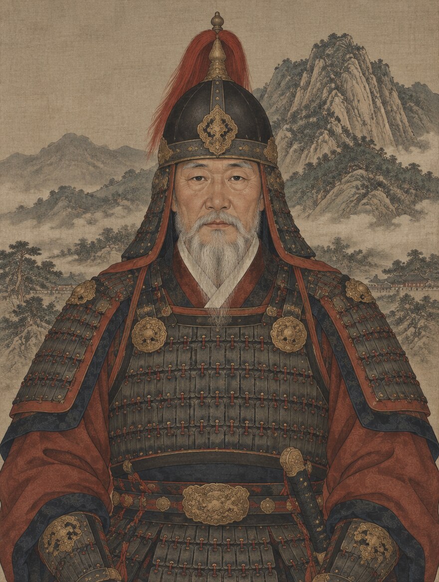 강감찬 표준영정(참고용 재현 이미지)